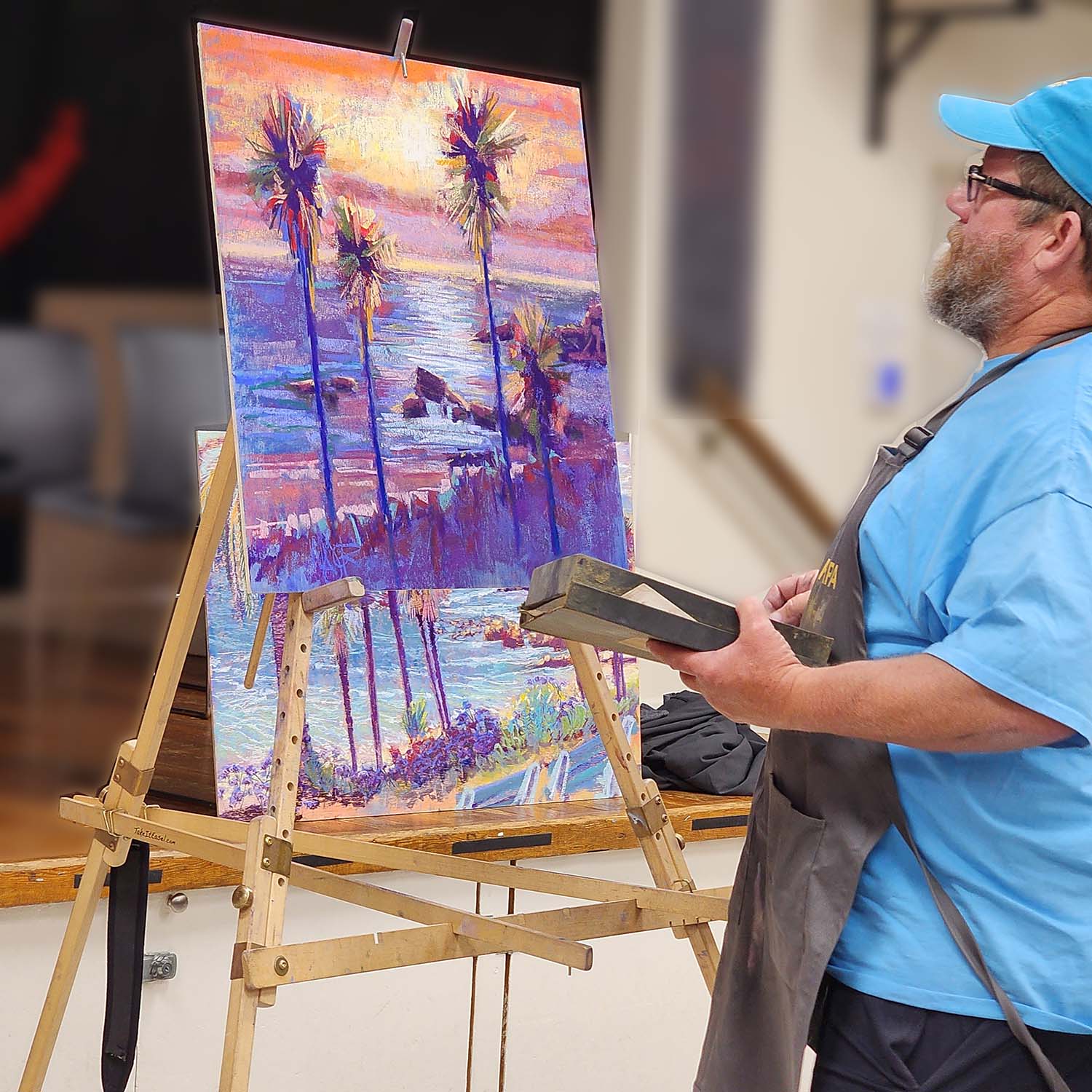 June 10, 2024 Colorful Pastel Art Demo by Mike Major