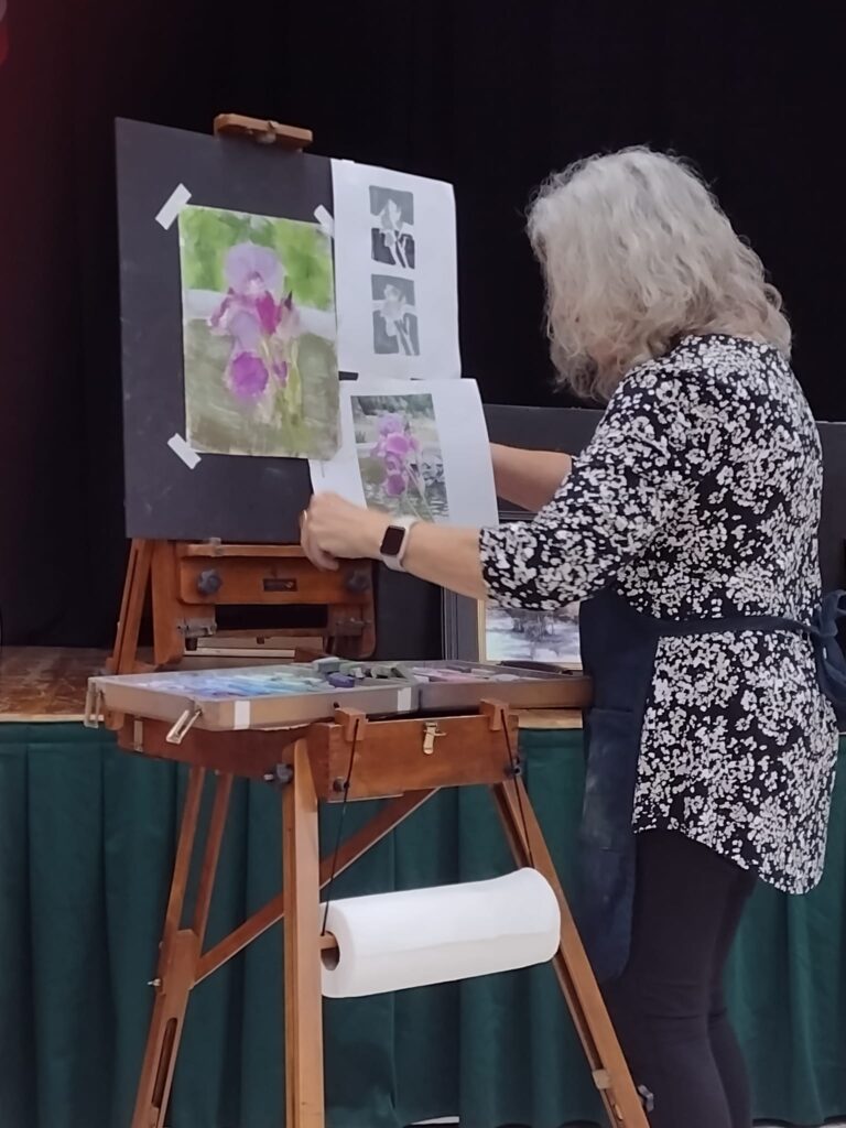 Dawn Buckingham, pastel art demo May 2024